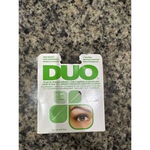 DUO Brush On Striplash Adhesive White Clear Eyelash Glue 0.18 oz - NEW